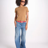 t-shirt manica corta in cotone organico WTEE03 162 DUSTED KHAKI merz b 