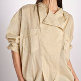 tunica in lino DEMBOW BEIGE mes demoiselles 