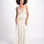 abito lungo con pizzo DOMENICA IVORY mes demoiselles 