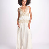 abito lungo con pizzo DOMENICA IVORY mes demoiselles 