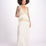 abito lungo con pizzo DOMENICA IVORY mes demoiselles 