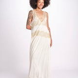 abito lungo con pizzo DOMENICA IVORY mes demoiselles 