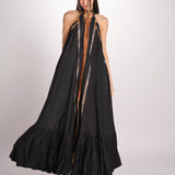 abito tie e die LALA BLUE OCRE mes demoiselles 