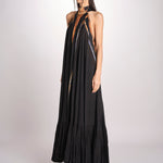 abito tie e die LALA BLUE OCRE mes demoiselles 