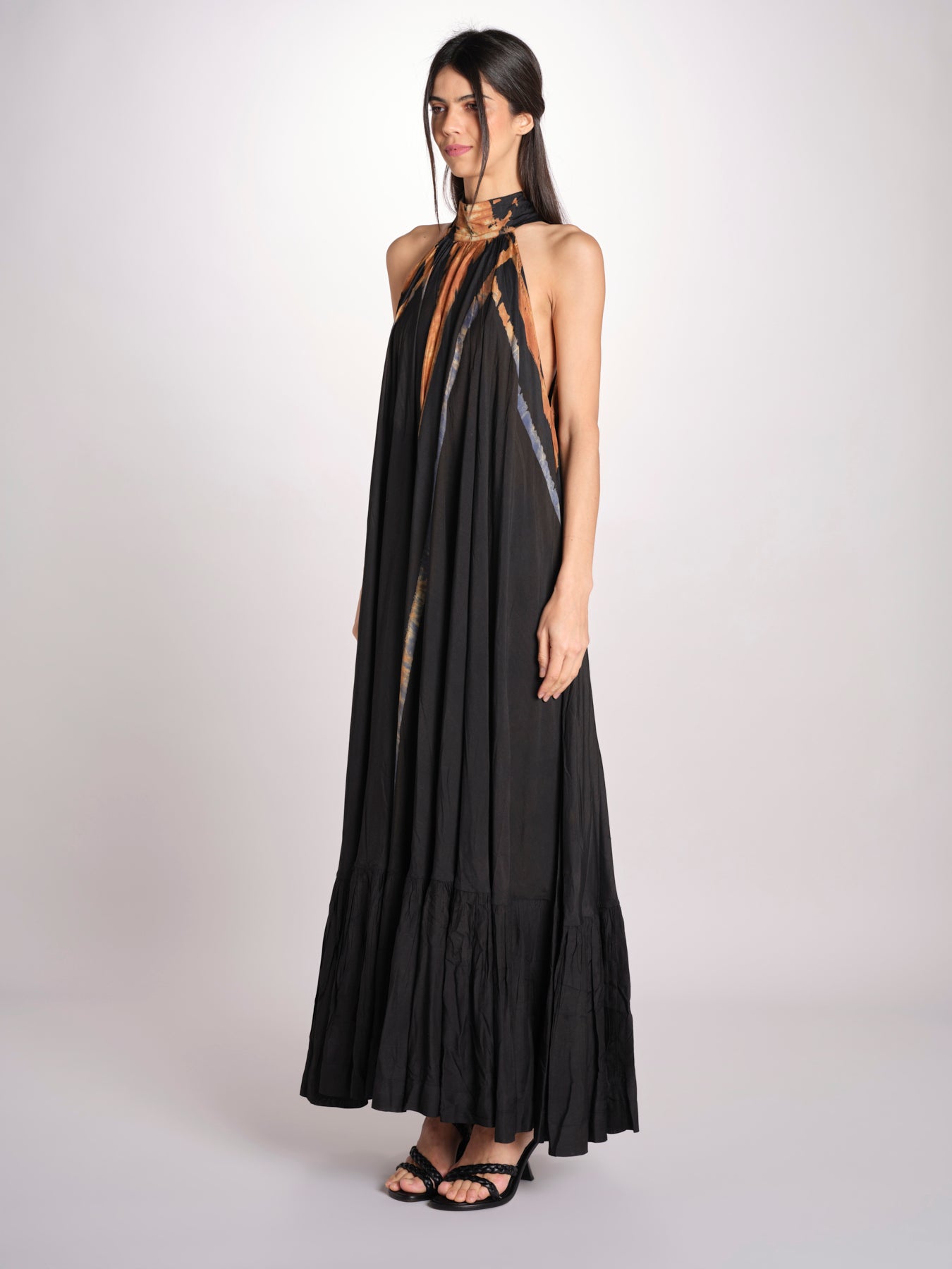 abito tie e die LALA BLUE OCRE mes demoiselles 