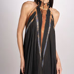 abito tie e die LALA BLUE OCRE mes demoiselles 