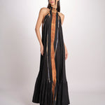 abito tie e die LALA BLUE OCRE mes demoiselles 