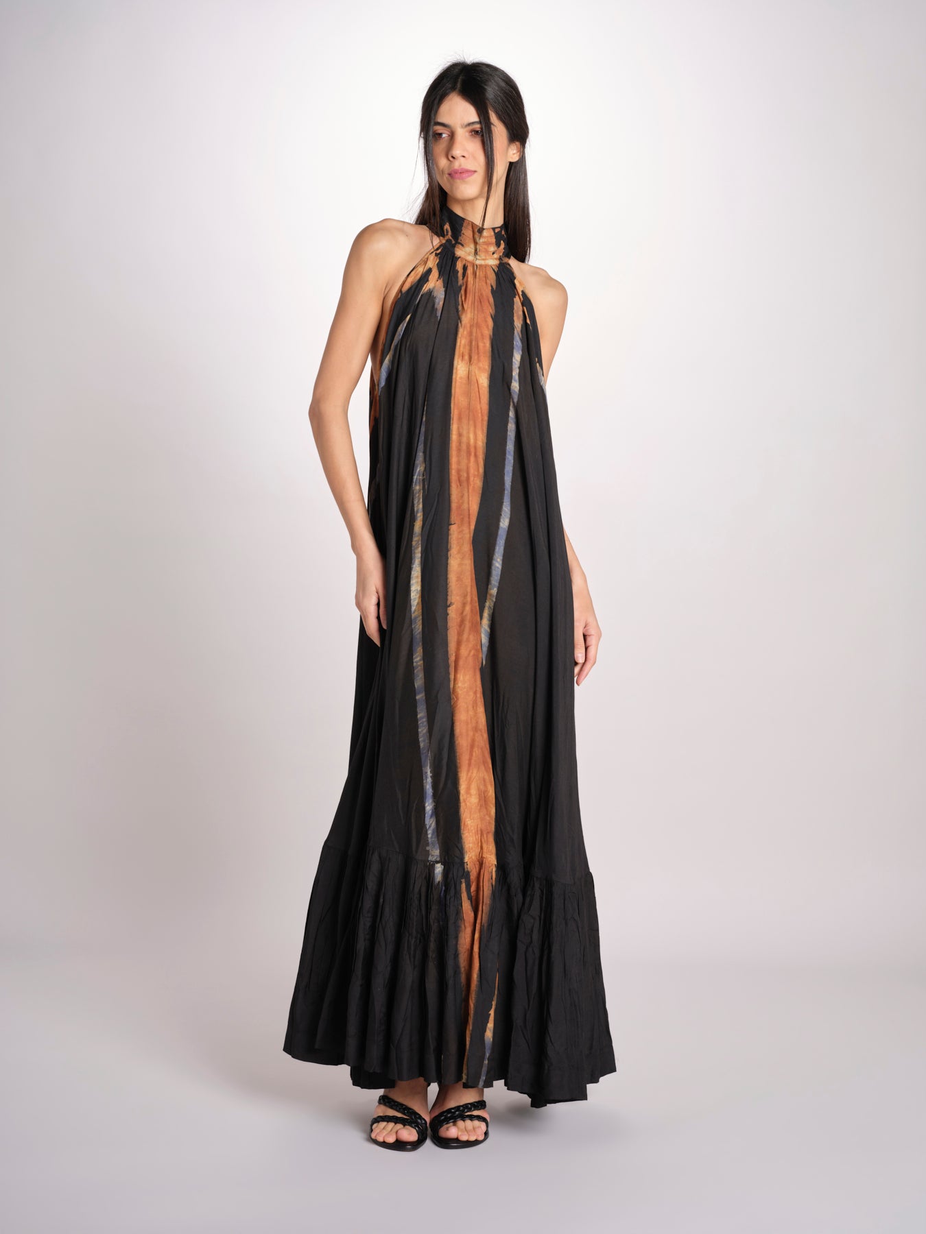 abito tie e die LALA BLUE OCRE mes demoiselles 