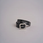 cintura con fibbia ottone 93340 NERO ARGENTO milaura 