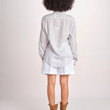 Camicia maschile in lino M012 1017 PERLA milaura 