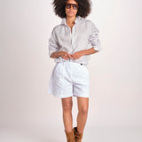 Camicia maschile in lino M012 1017 PERLA milaura 