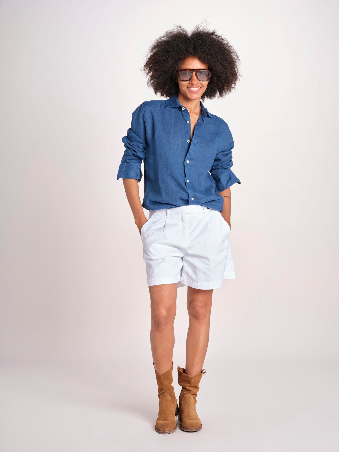 Camicia maschile in lino M012 963 OTTANIO milaura 