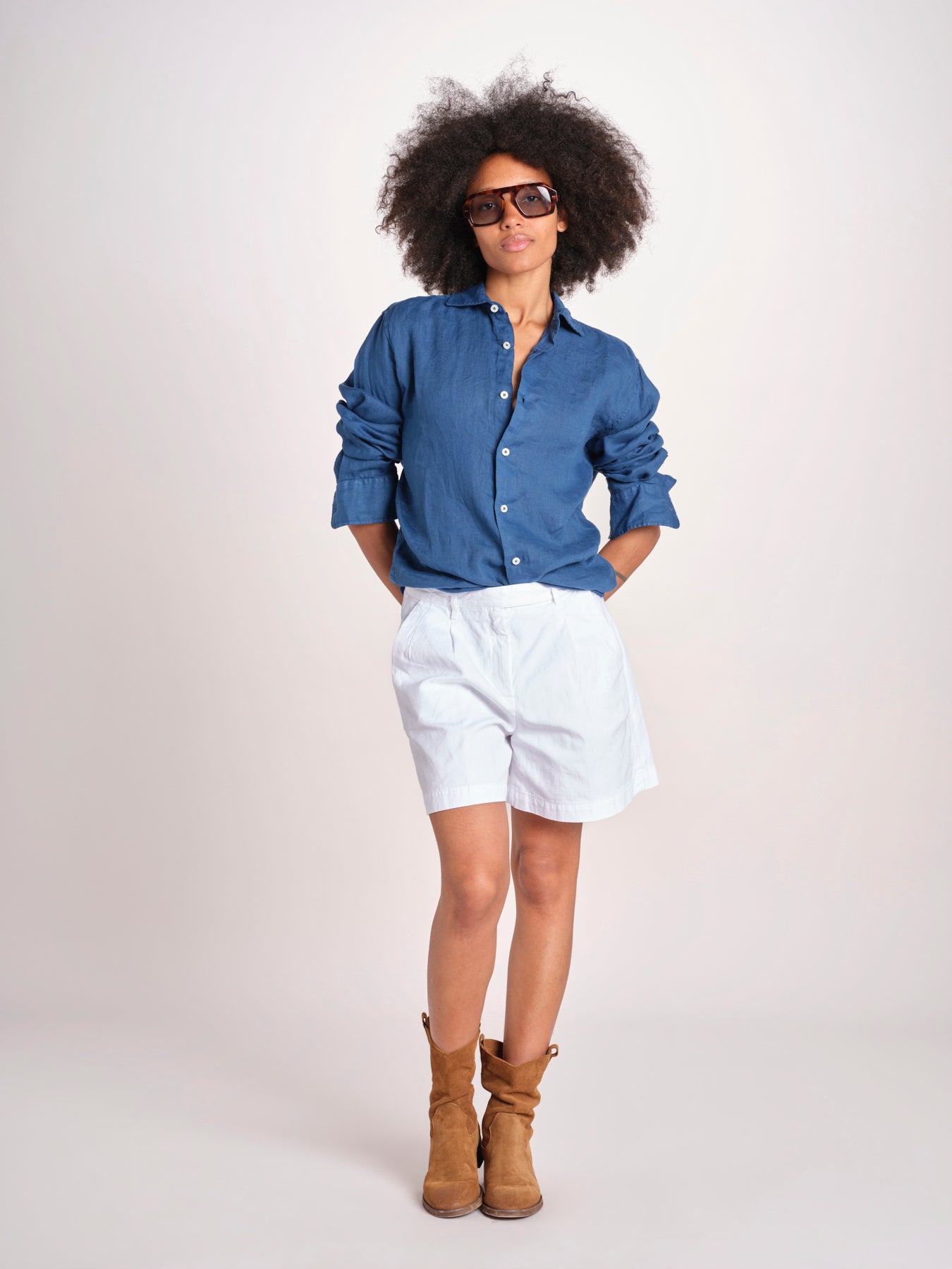 Camicia maschile in lino M012 963 OTTANIO milaura 