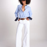 camicia a righe con collo guru MICA5630 BA milaura 