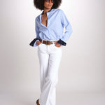 camicia a righe con collo guru MICA5630 BA milaura 