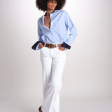 camicia a righe con collo guru MICA5630 BA milaura 