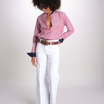 camicia a righe con collo guru MICA5630 BB milaura 
