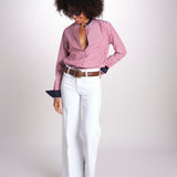 camicia a righe con collo guru MICA5630 BB milaura 