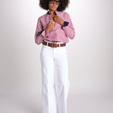 camicia a righe con collo guru MICA5630 BB milaura 