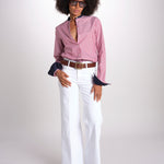 camicia a righe con collo guru MICA5630 BB milaura 