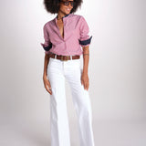 camicia a righe con collo guru MICA5630 BB milaura 