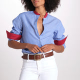camicia a righe con collo guru MICA5630 BT milaura 