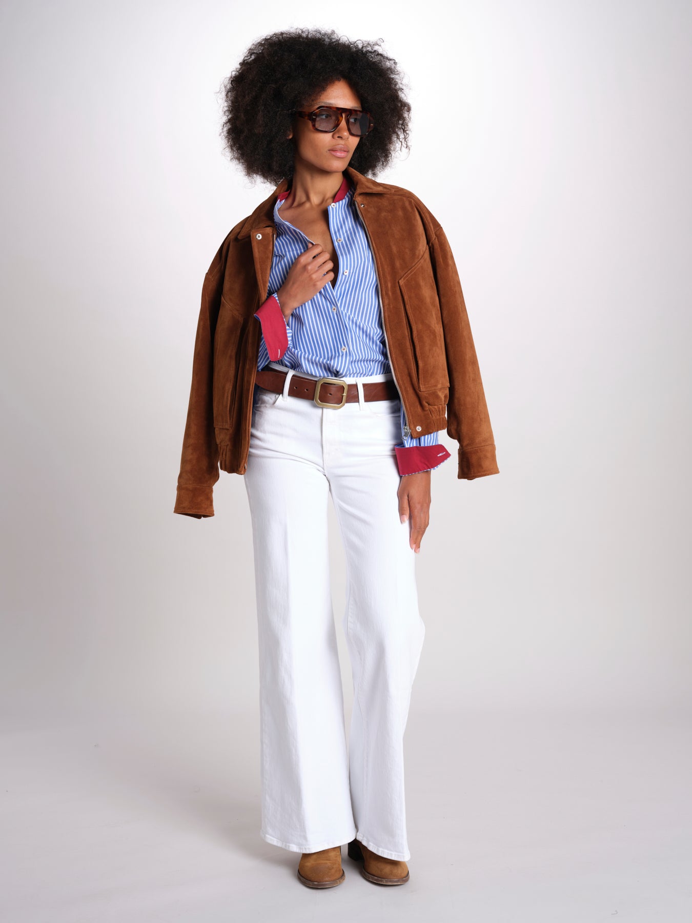 camicia a righe con collo guru MICA5630 BT milaura 
