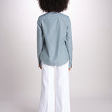 camicia a righe con collo guru MICA5630 BV milaura 