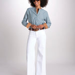 camicia a righe con collo guru MICA5630 BV milaura 