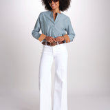 camicia a righe con collo guru MICA5630 BV milaura 