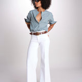 camicia a righe con collo guru MICA5630 BV milaura 