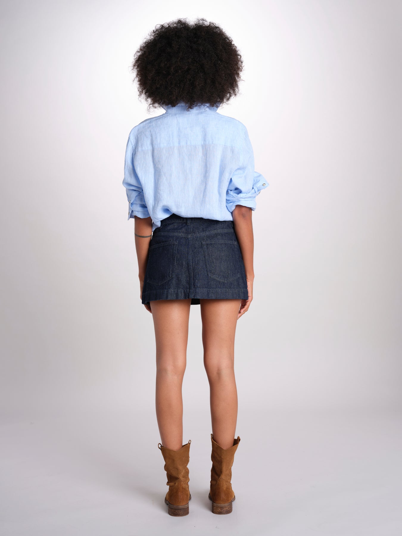 minigonna denim MIETTA C43 DENIM milaura 