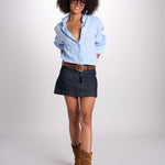 minigonna denim MIETTA C43 DENIM milaura 