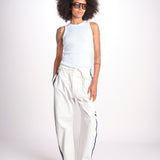 denim con coulisse e bande MILVA C44 DENIM milaura 