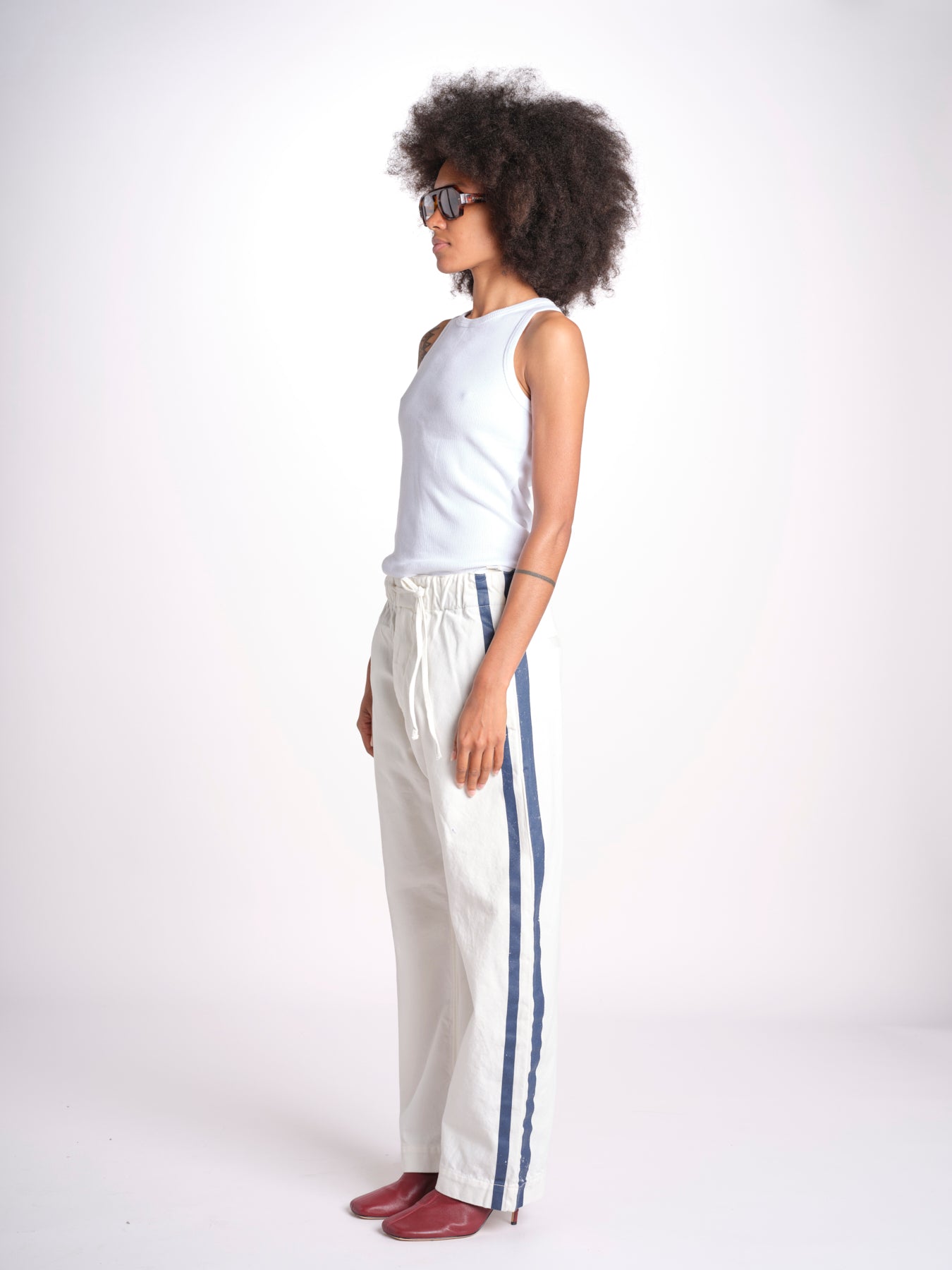 denim con coulisse e bande MILVA C44 DENIM milaura 