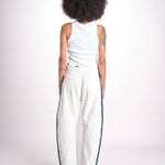 denim con coulisse e bande MILVA C44 DENIM milaura 