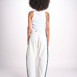 denim con coulisse e bande MILVA C44 DENIM milaura 