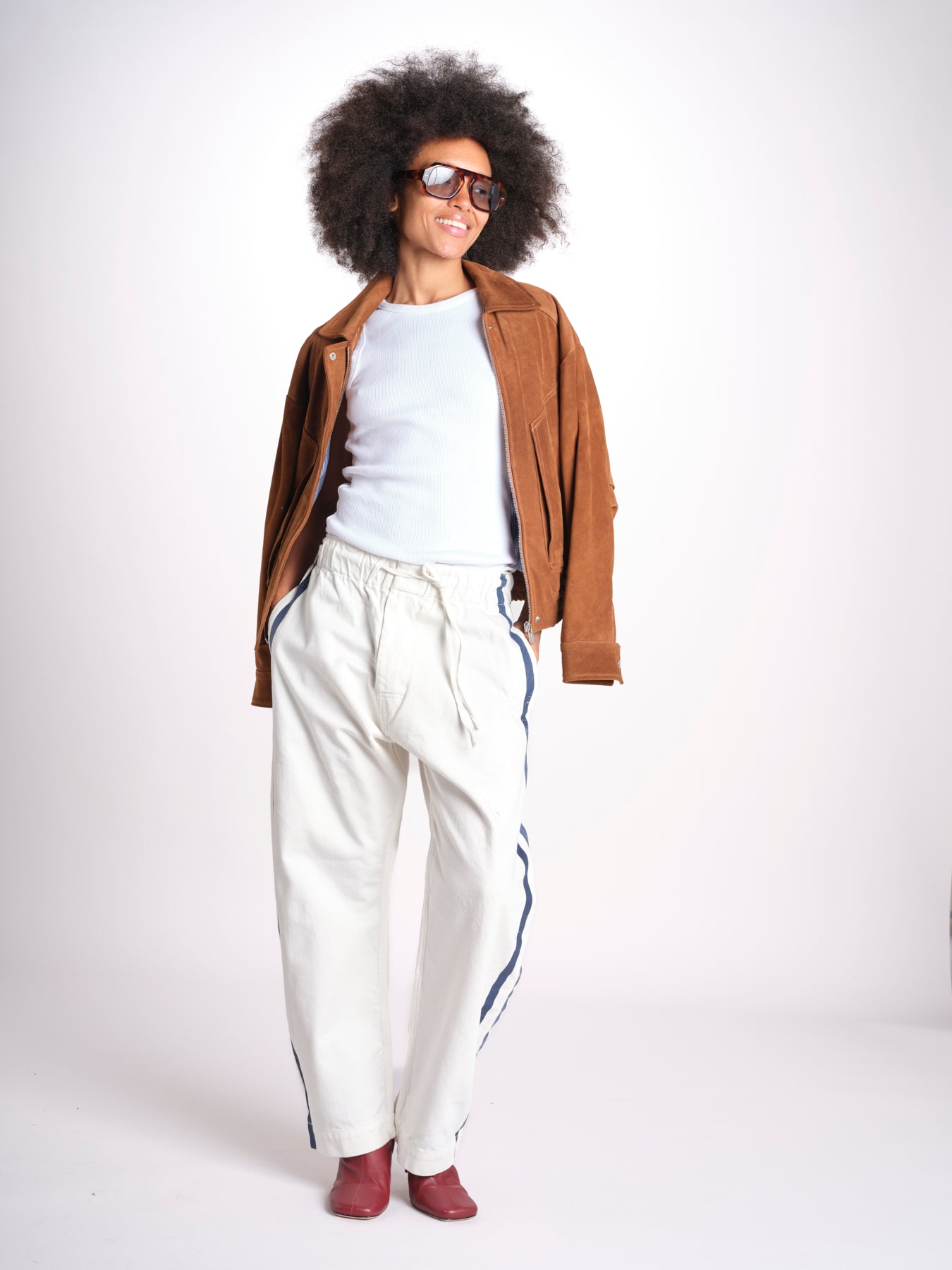 denim con coulisse e bande MILVA C44 DENIM milaura 