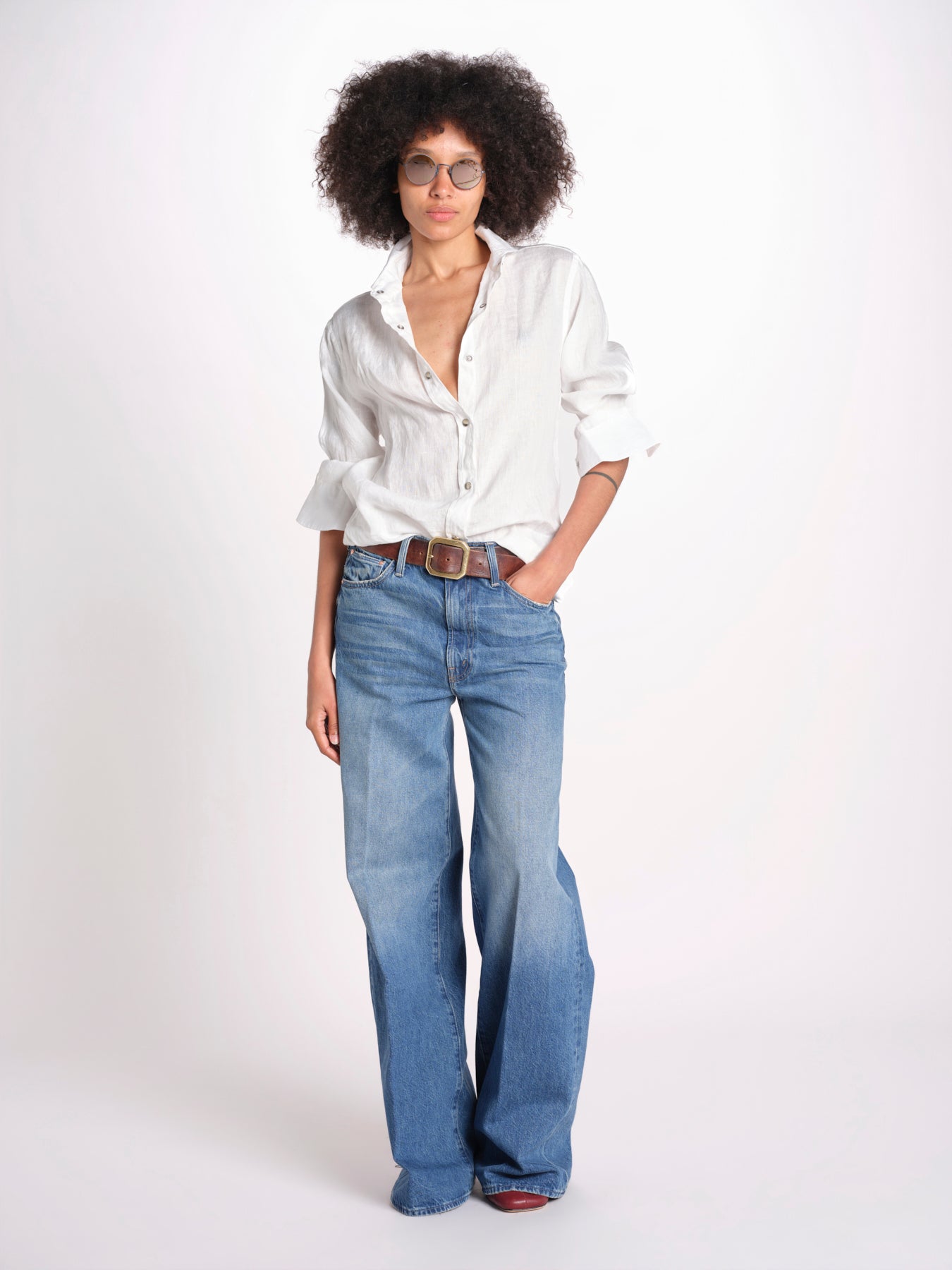 camicia uomo lino con automatici SABRILI AVORIO milaura 