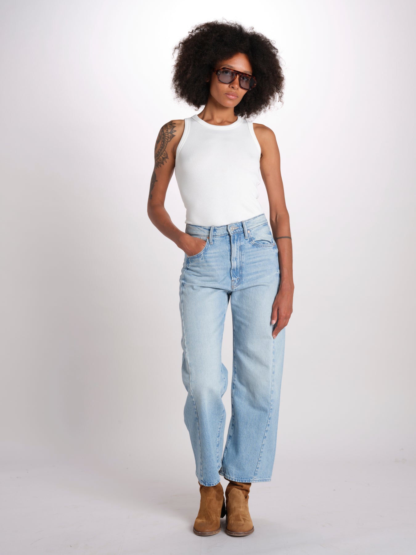 pantalone denim 10926-1085 THIS IS ROLL THIS IS HAOW mother 