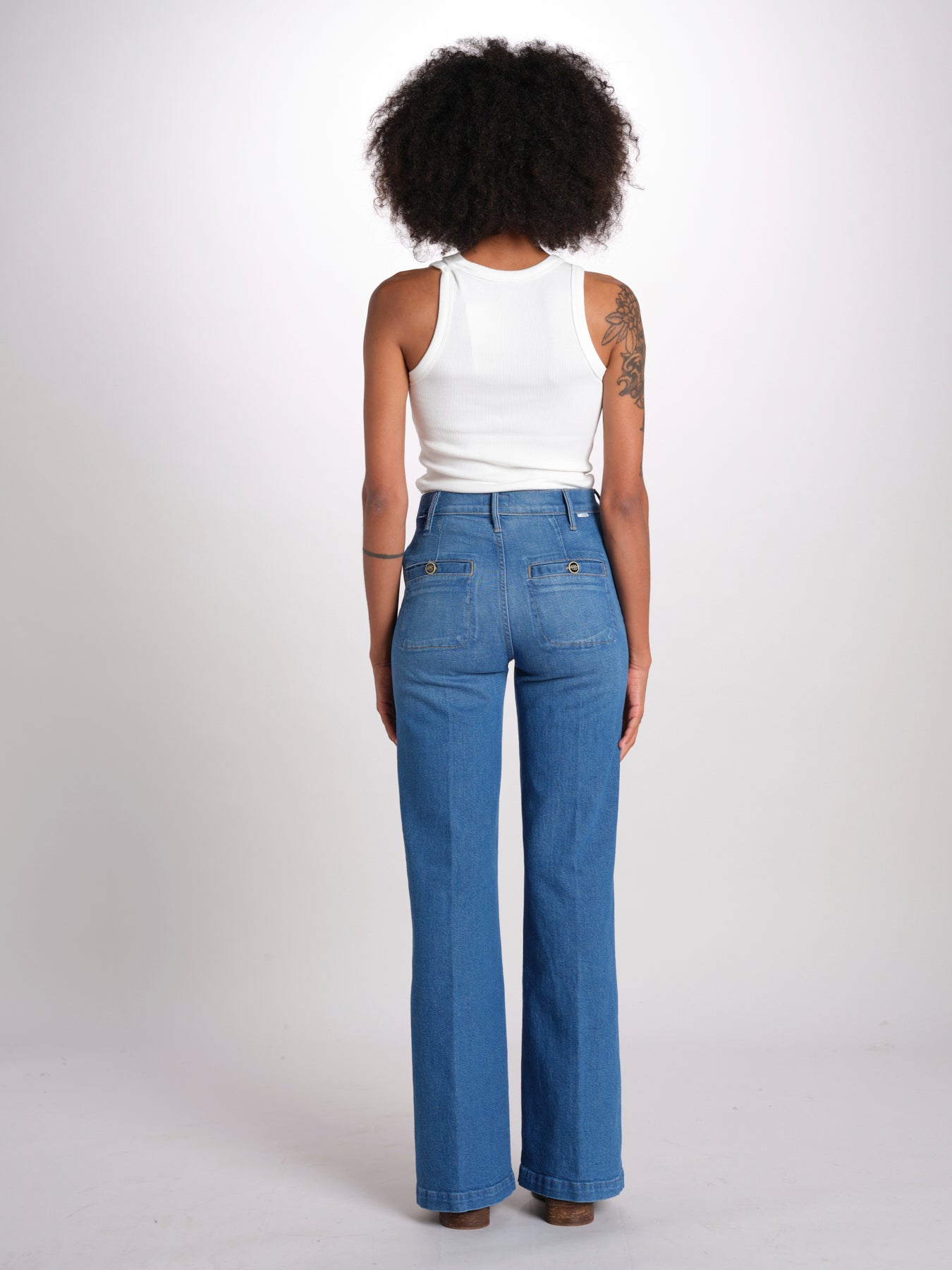 STASHED HUSTLER ROLLER SNEAK denim con taschine e bottoni 12238-1423 STESHED HUSTLER ROLLER SNEAK WKM WHISK ME AWAY mother 