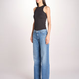 denim dritto a vita bassa 12488-1230 HUF HIT SHUFFLE mother 