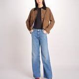 denim dritto a vita bassa 12488-1230 HUF HIT SHUFFLE mother 