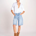 bermuda in denim 4128-1296 OWE SOW SURREAL mother 