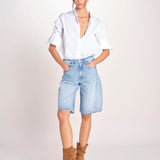 bermuda in denim 4128-1296 OWE SOW SURREAL mother 