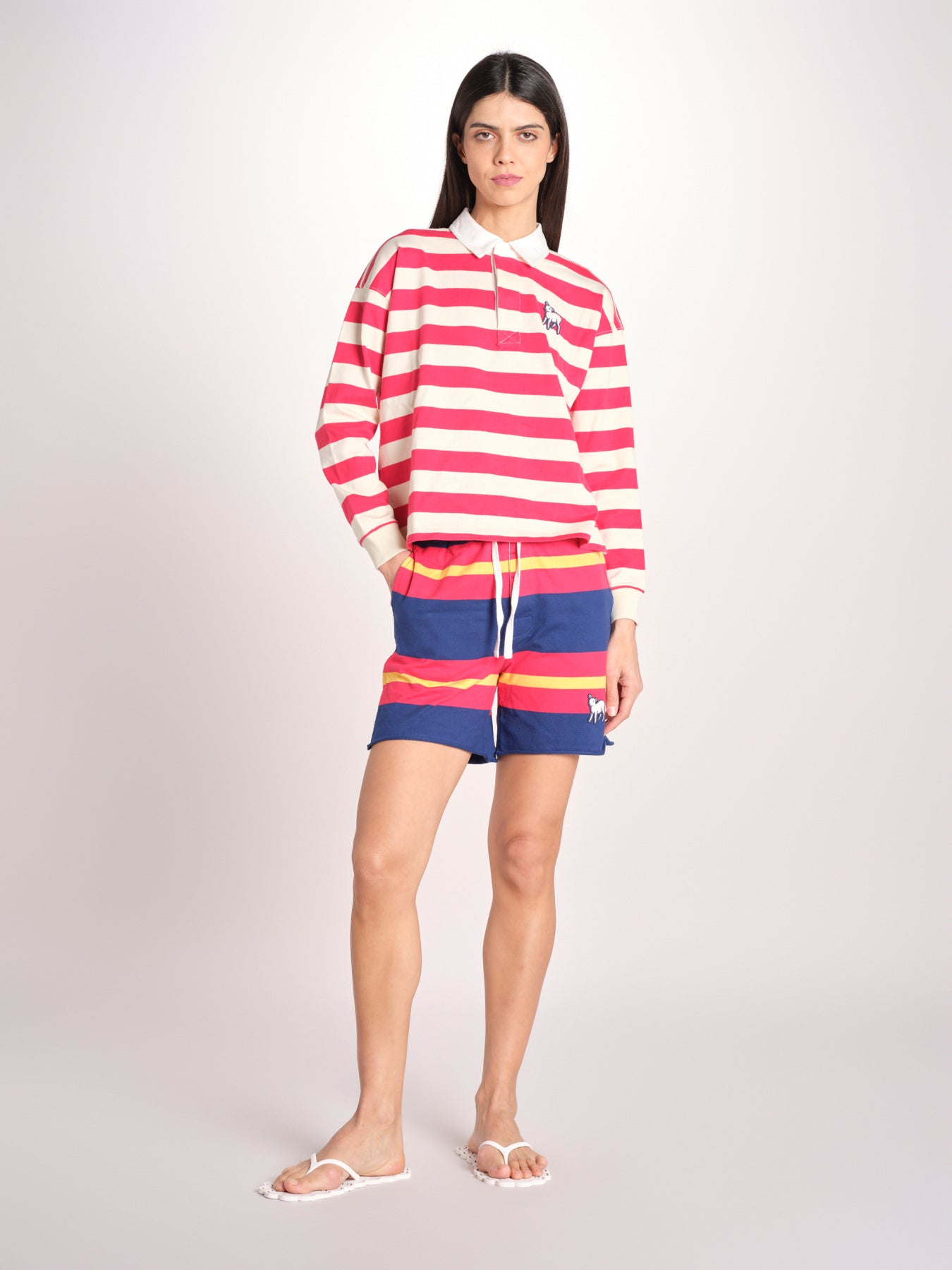 short a righe 4376-2020 THE BREATHER GOB ESTBLU mother 