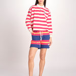 polo a righe maniche lunghe 8475-2020 THE BOXY MATCH GOR TANGO RED.CREAM mother 