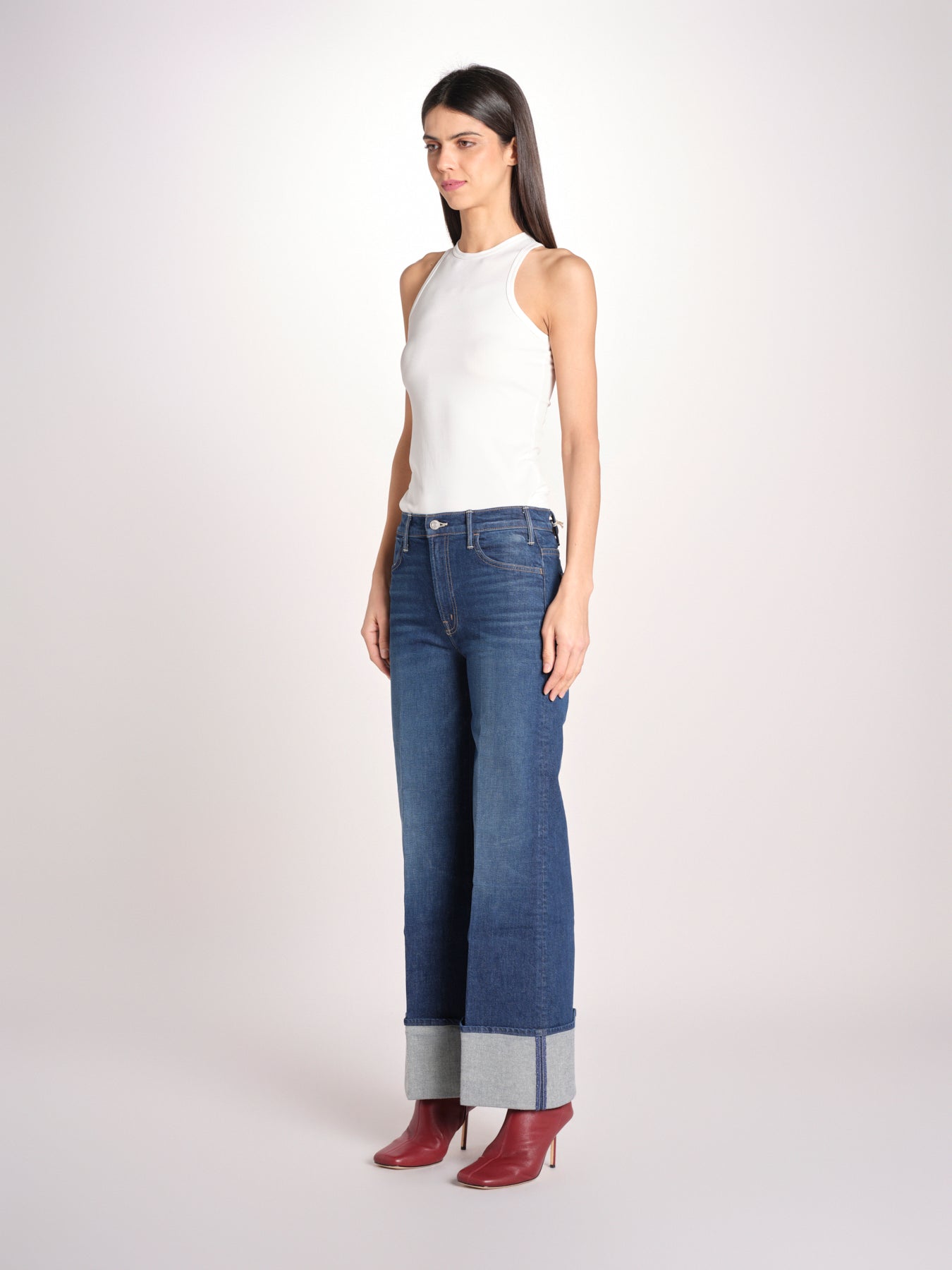 denim con risvolto P1237-259 KRF KICKS AND RIFFS mother 