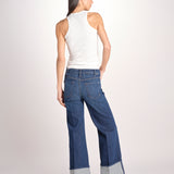 denim con risvolto P1237-259 KRF KICKS AND RIFFS mother 