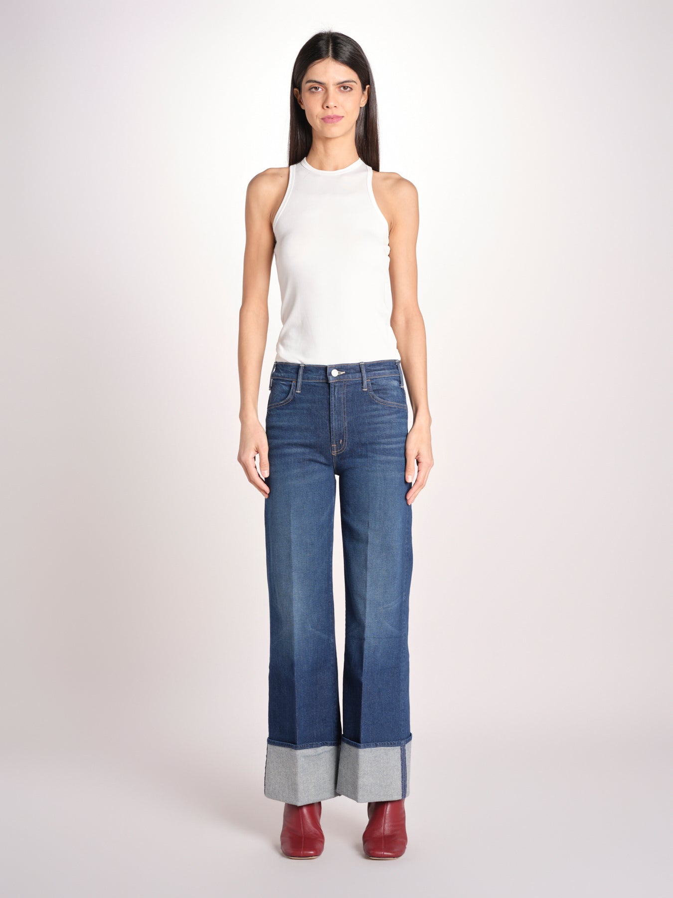 denim con risvolto P1237-259 KRF KICKS AND RIFFS mother 